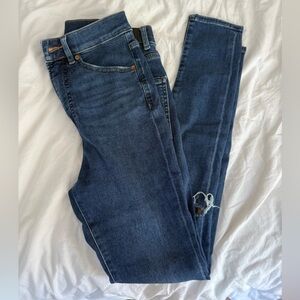 Express Dark Blue Skinny Jeans